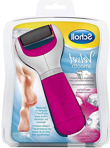 Scholl Lima Eléctrica Durezas Pies Diamond Crystals, Color Rosa
