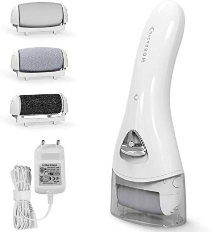 Lima eléctrica pies MYCARBON Pedicura Profesional Lima Durezas Pies Recargable Aparato de Pedicura eléctrico Eliminar las Durezas y las Callosidades Cuidado Pies con Recambios
