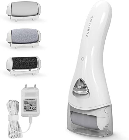 Lima eléctrica pies MYCARBON Pedicura Profesional Lima Durezas Pies Recargable Aparato de Pedicura eléctrico Eliminar las Durezas y las Callosidades Cuidado Pies con Recambios