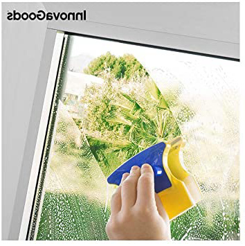 InnovaGoods Mini Limpiacristales Magnético, PP,
