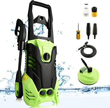 COOCHEER Hidrolimpiadora de Alta presión,2000W,150Bars,450L/H,Limpiadoras