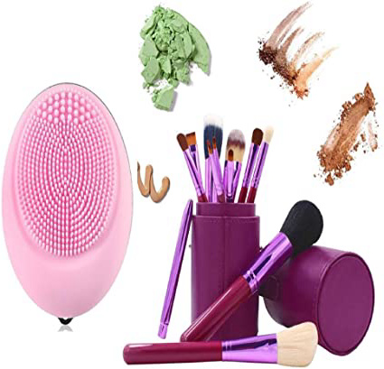 juego 12 brochas de maquillaje