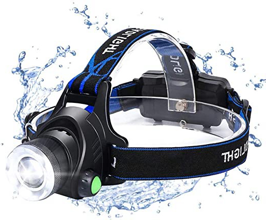 flintronic LED Linterna Frontal, 3
