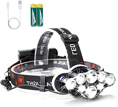 Arzopa Linterna Frontal Recargable LED,