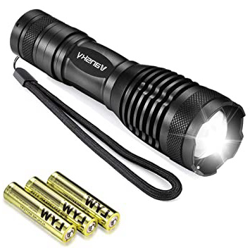 Vansky® Cree linterna de mano llevó la antorcha del foco ajustable de zoom táctica de la antorcha para los deportes al aire libre, 3 pilas AAA Incluyó