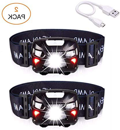 







APUNOL 2 Unidades Linterna Frontal LED USB Recargable, Linternas Cabeza 400 Lúmenes, Sensor Inteligente, 8 Modos de Iluminación, Impermeable, Blanco y Rojo LED para Correr, Acampar, Cenderismo






