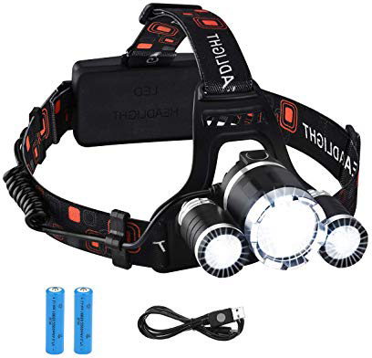 







VicTsing Linterna Frontal Recargable LED Alta Potencia 6000 Lúmenes, Linterna Cabeza con 4 Modos, Automomía hasta 8H, Alcance de 500M, Impermeable IPX6 para Casco, Pesca, Bicicleta, Camping y Caza






