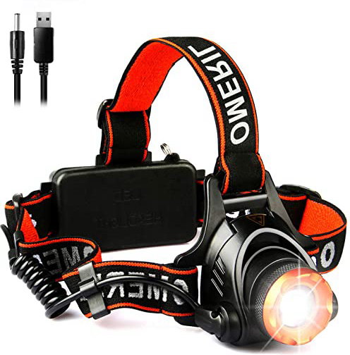 







OMERIL Linterna Frontal LED, Linterna Cabeza USB Recargable con 2 Baterías - 4000mAh, Zoomable y Ajustable Luz Frontal con 3 Modos, Frontal LED para Camping, Excursión, Pesca, Caza, Ciclismo - IPX4






