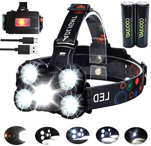 







Linterna frontal LED Recargable de Trabajo, 8000 Lúmenes, 4 Modos de Luz con Flash, Zoom in/out, Ligera Elástica, Impermeable para Ciclismo, Correr, Deportes Nocturnos...






