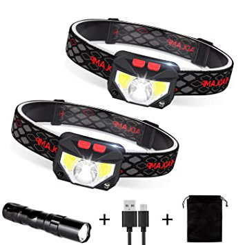 







Linterna Frontal LED USB Recargable, ZOYJITU 2Pcs Linterna de cabeza led recargable, 8 Modos de uso (Luz Blanca/Luz Roja/Sensor). Linterna Frontal Led para Correr, Acampar, Pescar, Ciclismo






