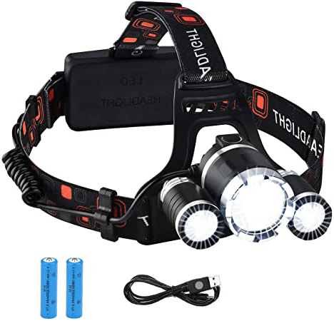 VicTsing Linterna Frontal Recargable LED