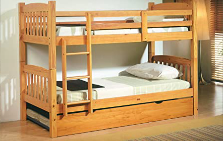 MUEBLESYA.COM-Litera Tres Camas Madera de