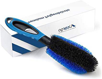 LICARGO® Premium Cepillo para Llantas para una Limpieza Suave y eficaz de Llantas Cepillo para Llantas Llantas de Aluminio - Cepillo para Limpieza de Llantas