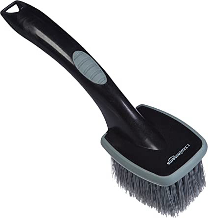AmazonBasics - Cepillo para ruedas, Mango corto