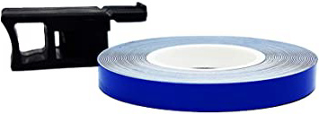 Quattroerre 10285 - Cintas reflectantes para ruedas, color azul, 7 mm x 6 m