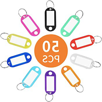 Llaveros con Etiqueta,50 Unidades Llavero