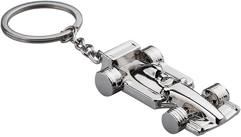 TRIXES Llavero Plata con Cadena