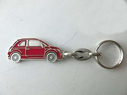 GTBITALY Rojo Tuning Llavero plateado