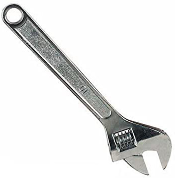 Silverline WR10 Llave Inglesa Ajustable,
