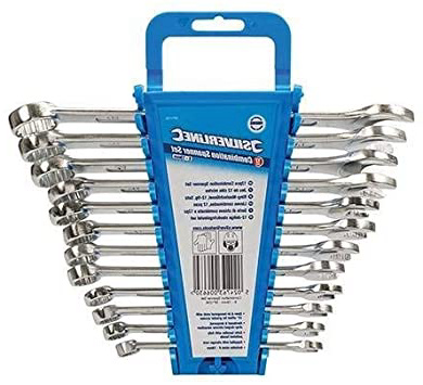 Silverline SP1236 Llaves combinadas, 12 pzas 8-19 mm