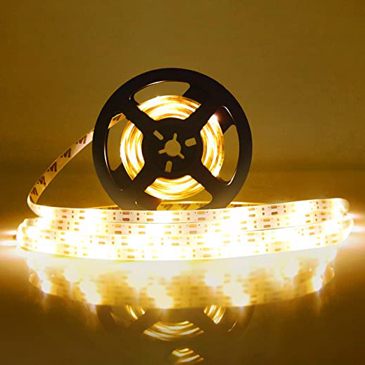 Tira LED Solar, Tiras de Luces 5M Impermeable IP65 Luces LED con 2 Modos Strip Light para Navidad Fiestas Bodas Jardines Festivales Habitacion, Bar, Restaurante Decorativas- Blanco Cálido