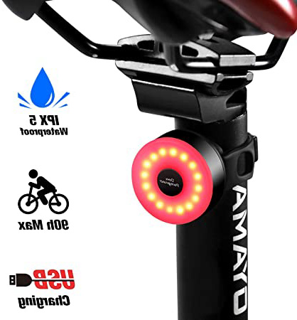 DONPEREGRINO M2 - Luz Trasera Bici Compacta hasta 90 Horas de Autonomía, LED Luz Bicicleta USB Recargable con 5 Modos Fijos e Intermitentes