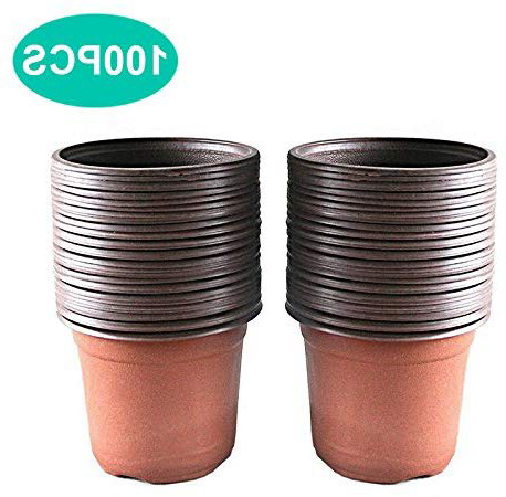 







100 macetas de plástico de 10 cm para plantas de guardería, macetas, plantas, contenedores, semillas






