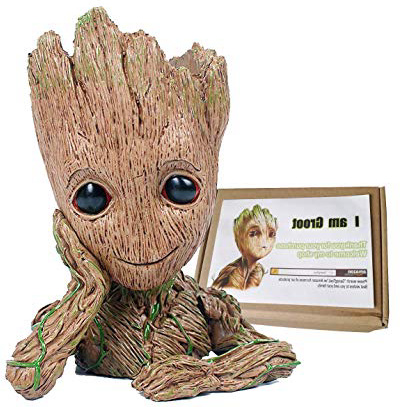 Groot Maceta Guardianes de la Galaxia Bebé Figuras de Acción Modelo Lindo Juguete Pen Pot