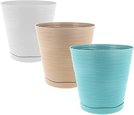 com-four® 3X Tiestos para Plantas