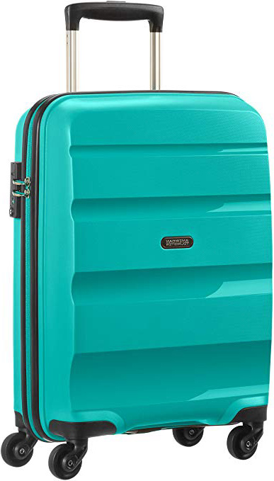 American Tourister - Bon Air - Spinner Equipaje de mano 55 cm, 32 L, Azul (Deep Turquoise)