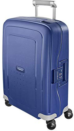 Samsonite - S'Cure - Spinner Equipaje de mano 55 cm, 34 L, Azul (Dark Blue)