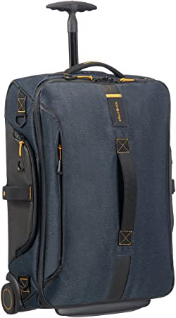Samsonite Paradiver Light - Bolsa de viaje con ruedas, Azul (Jeans Blue), S (55 cm - 48.5 L)