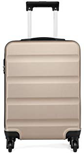 Kono Maletas de Viaje Cabina 55 x 38 x 20 cm 4 Ruedas Rígida Ligera ABS