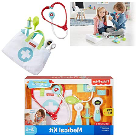 Fisher-Price Maletín pequeño doctor, juego de rol niño +3 años (Mattel DVH14)