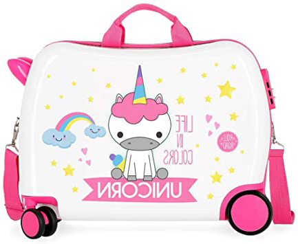 Maleta infantil 2 ruedas multidireccionales Little Me Unicorn