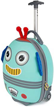 boppi Tiny Trekker Maleta Trolley Infantil Equipaje Cabina 2 Ruedas - 17 litros - Robot