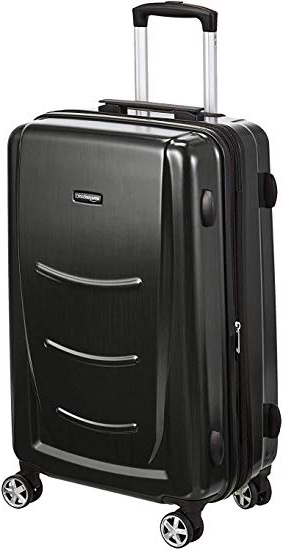 AmazonBasics - Maleta rígida giratoria - 78 cm, Pizarra Gris