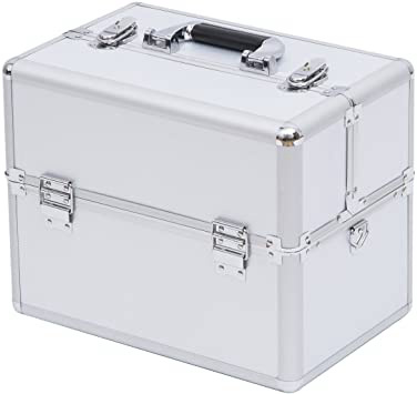 HOMCOM Maletín Maquillaje 36'5x24x29cm 3