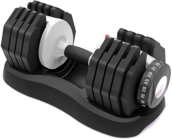 







ATIVAFIT - Mancuerna Ajustable de 25kg con Sistema de dial Ajustable para Uso doméstico, para Hombres y Mujeres, Gimnasio







