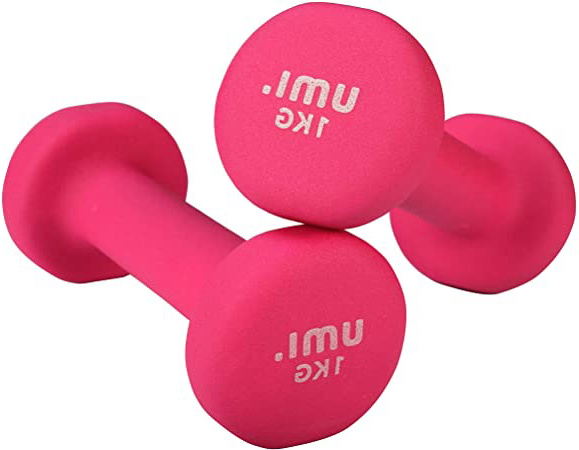 UMI. by Amazon -Mancuernas de Neopreno - Mancuernas con Revestimiento de Neopreno - Uno Par