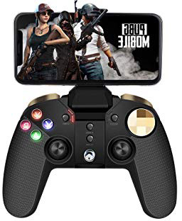 Mando para iOS, PowerLead Controlador de juegos móvil inalámbrico para compatible con iOS Android Teléfono móvil PC