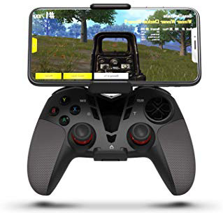 Darkwalker Mando Inalámbrico Bluetooth para iOS/Android OS/PS3/PC Windows, Mando De Videojuegos Compatible con Los Juegos Móviles Negro