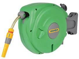 Hozelock - Portamangueras automático AUTOREEL con 10 m de manguera -El original-