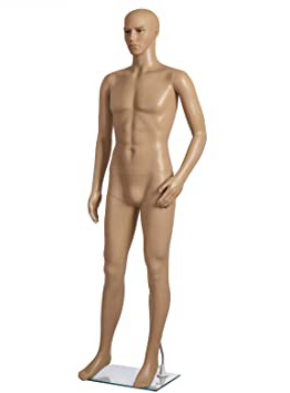 SONGMICS Maniquí Caballero, Realista Desmontable,