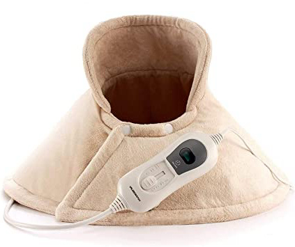 Hangsun Almohadilla Eléctrica Cuello/Hombros TP530 Manta Eléctrica Espalda con 3 Niveles Temperatura, Calentamiento Rápido, Sistema Protección Por Sobrecalientamiento (50 x 35 cm)