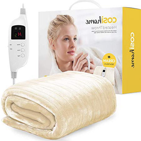 Cosi Home® Manta Eléctrica de Lujo. Manta Térmica Suave Grande, Lavable a Máquina. Con Control Remoto Digital, Temporizador y 9 Configuraciones de Calor