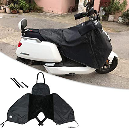 Dequate Linuscud - Cubre Piernas, Cubre Piernas para Motos, Universal Manta para Scooter Impermeable Oxford - Color Negro