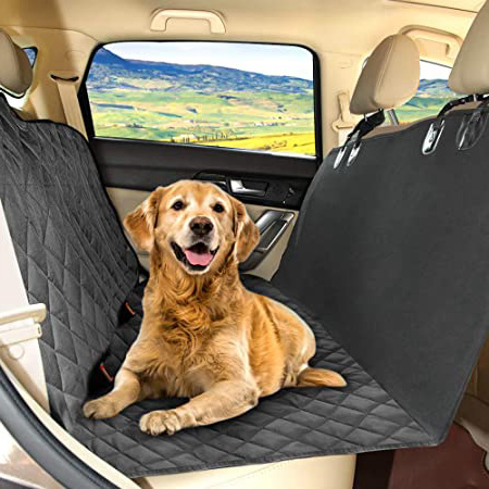 KYG Cubierta de Asientos de Coche Impermeable para Perros Protector de Mascotas Funda de Asientos Antideslizante y Comodo Manta Animal de Coche para Coche Camión SUV para Viajes