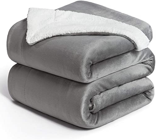 Bedsure Manta Reversible de Franela/Sherpa
