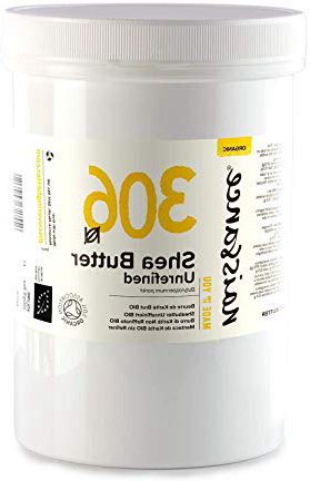 Naissance Manteca de Karité BIO n. º 306 – 500g – Pura, natural, certificada ecológicamente, sin refinar, elaborada de forma artesanal y vegana – Obtenida de forma ética y sostenible en Ghana.